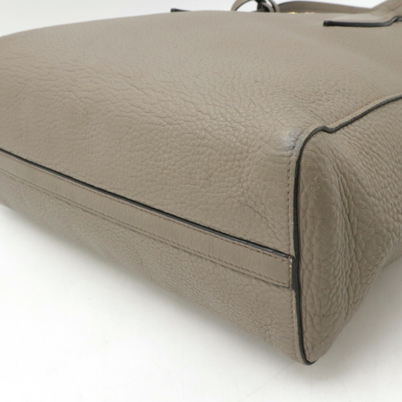 PRADA Gray Leather Shoulder Bag - Picture 4 of 8